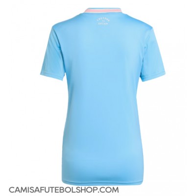 Camisa de time de futebol Inter Miami Replicas 3º Equipamento Feminina 2025-26 Manga Curta Camisa de time de futebol Inter Miami Replicas 3º Equipamento Feminina 2025-26 Manga Curta